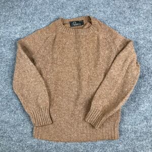 Panache Sweater Womens Size S Brown Knit Pullover Crewneck Classic Warm